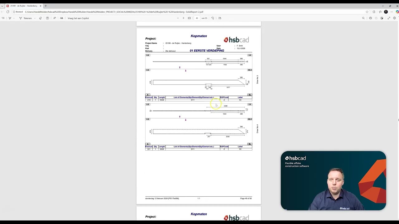 Hoe je een BIM-model direct naar productie brengt met hsbDesign voor Revit® en hsbView | hsbcad