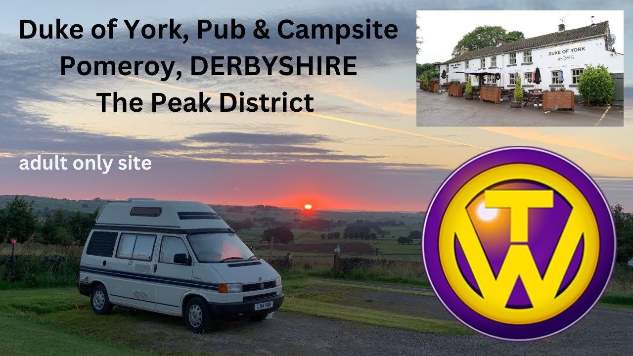 Duke of York Campsite, Pomeroy, Derbyshire, Peak District