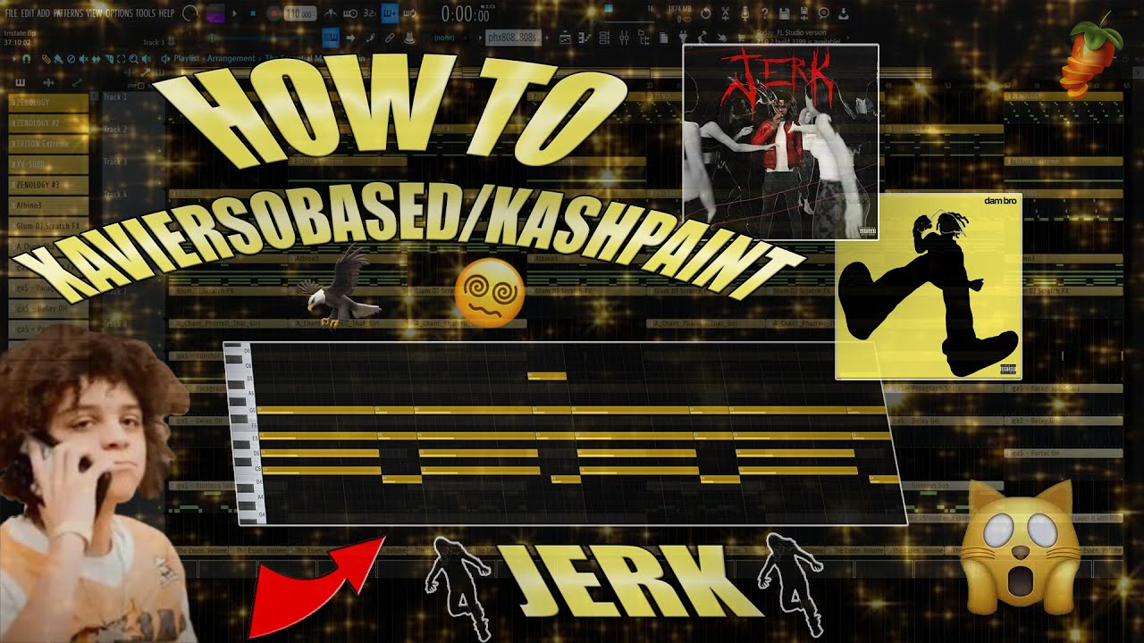 How Kashpaint Makes Jerk Beats for XavierSoBased & SiyahXO (FL Studio Tutorial)