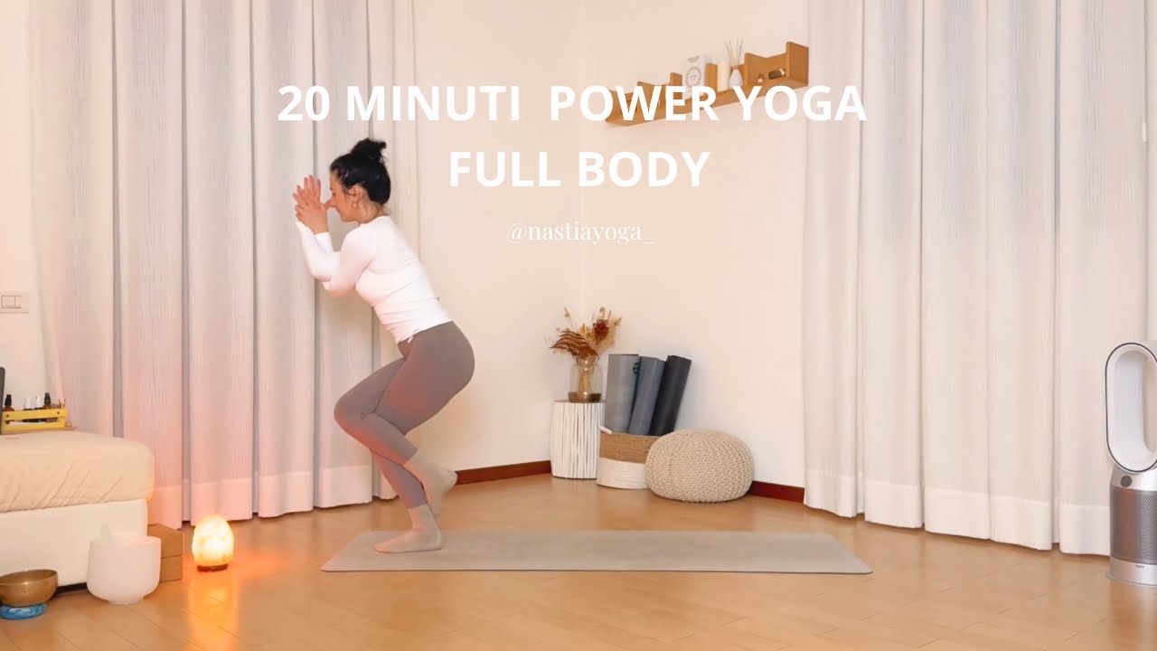 20 min Power Yoga Intermedio ( stabilità & forza ) per smuovere tutto il corpo