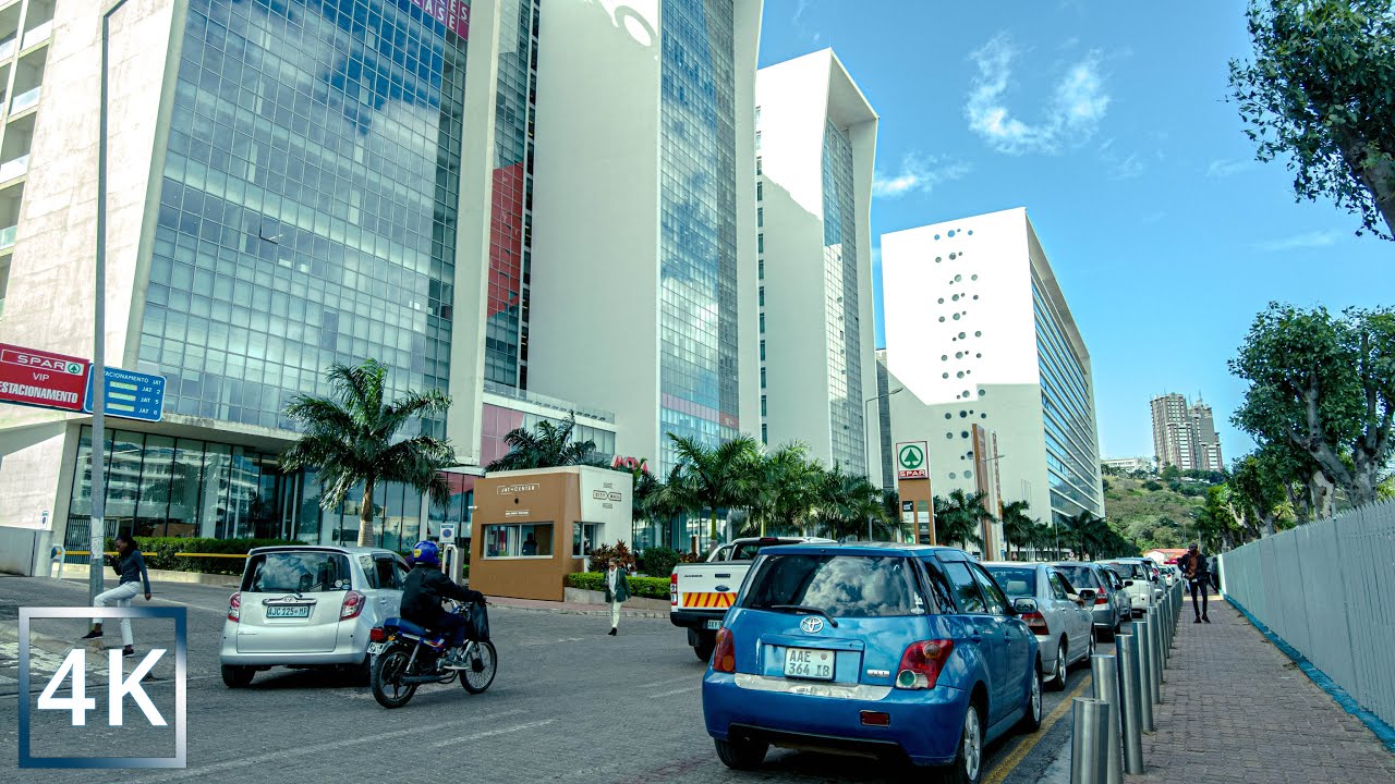 MAPUTO CITY VLADIMIR LENINE WALK TOUR MOZAMBIQUE  Definitive Edition 4K
