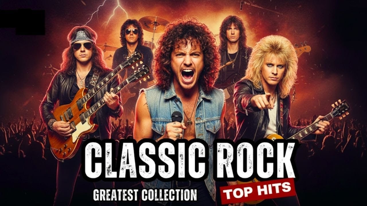 Best of Classic Rock Songs 70s 80s 90s 🔥 Bon Jovi, Guns N' Roses,  Queen, Scorpions, Aerosmith, ACD