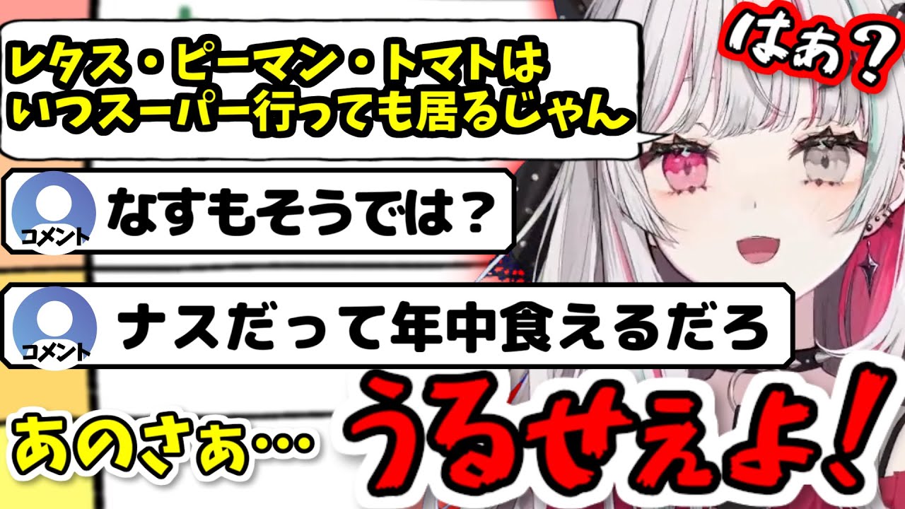 【夏野菜最強議論スレ】スレを立てたもののレスバが圧倒的に弱すぎる石神のぞみ【にじさんじ/石神のぞみ/切り抜き】
