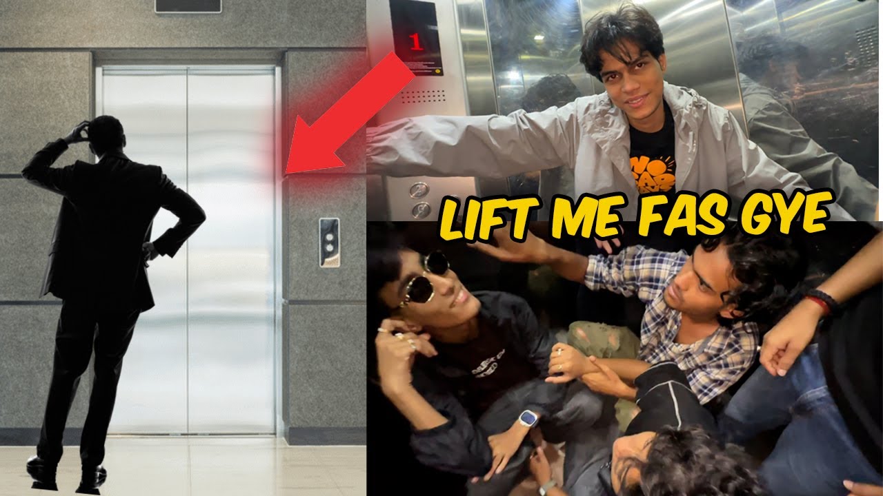 LIFT mai fas gye 😱