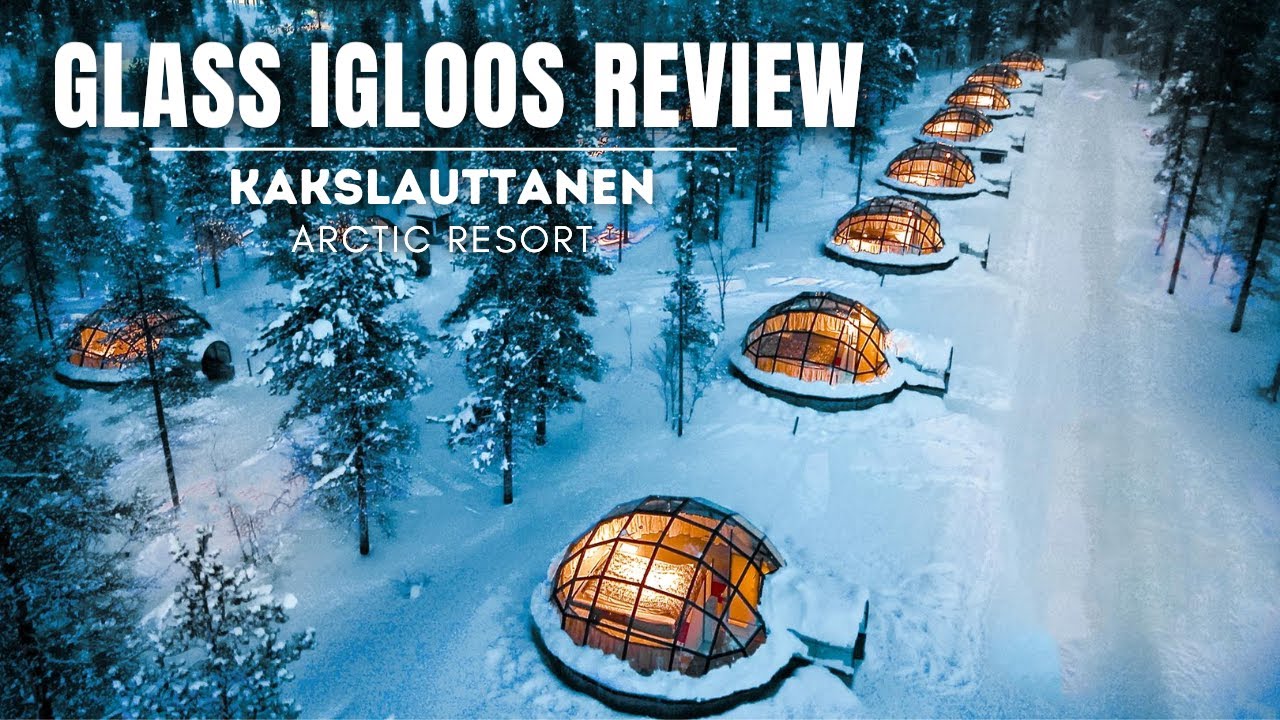 MAGICAL & WONDERFUL GLASS IGLOO 5⭐ Hotel Kakslauttanen Arctic Resort Review [4K]