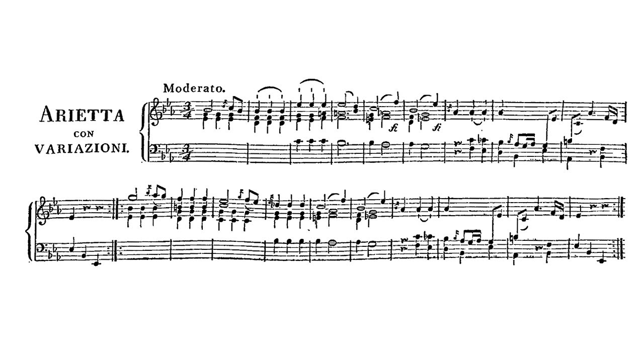 Haydn: Variations in E-flat major Hob.XVII:3 - Gilbert Kalish, 1978 - Nonesuch H-71362