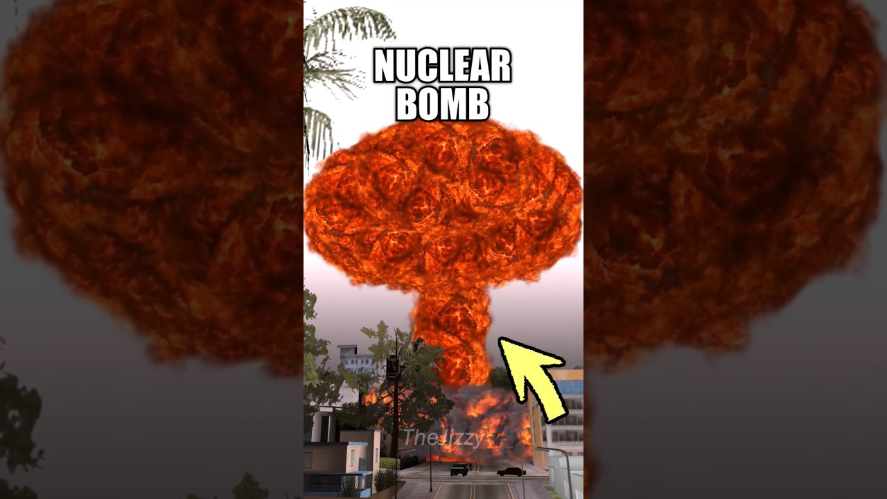 What Happens If You Drop a NUCLEAR BOMB in GTA San Andreas? ☢️ 
