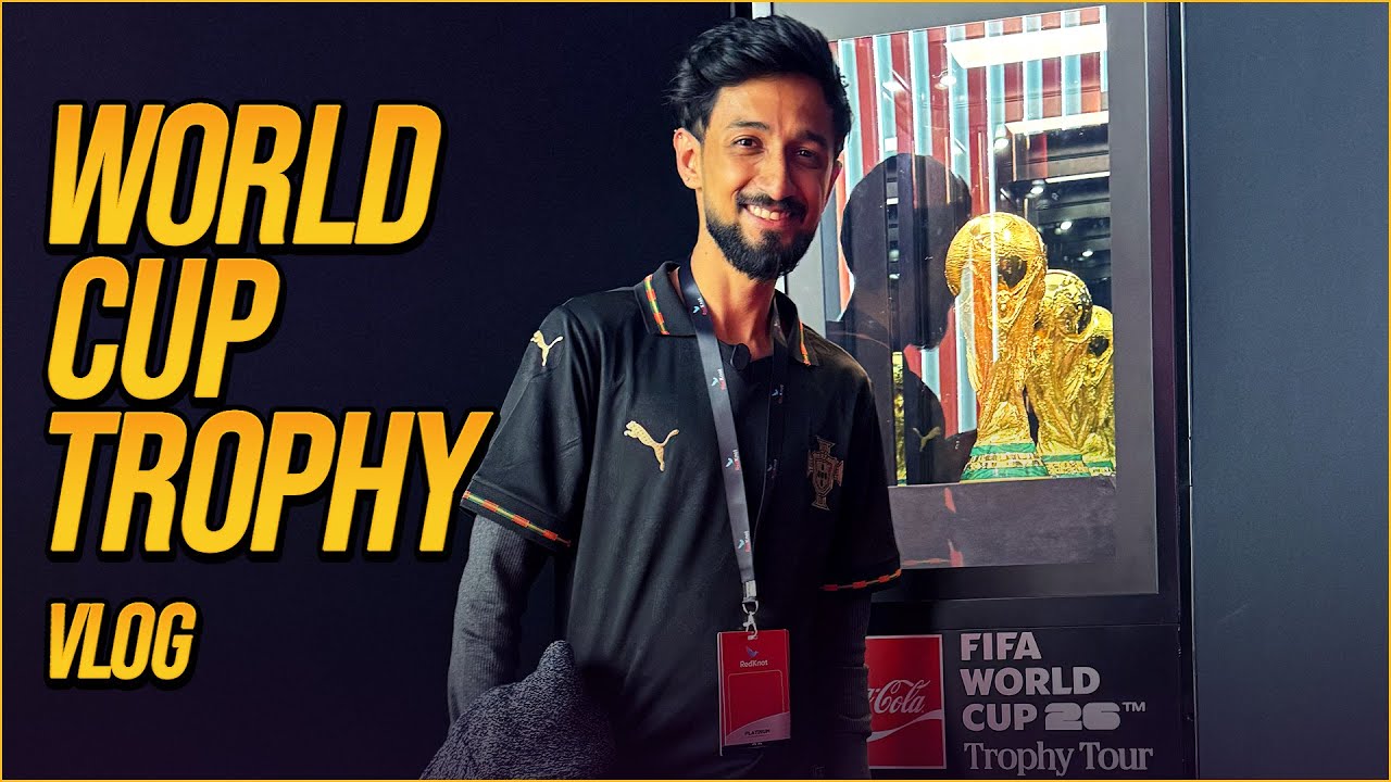 I Saw the ORIGINAL FIFA World Cup Trophy From Touching Distance 😱🏆 | Vlog