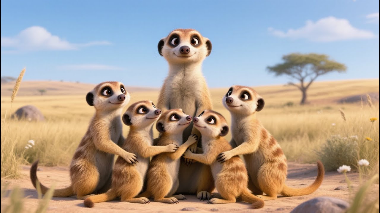 Meerkat Song 🐾 | Fun Animal Song for Kids