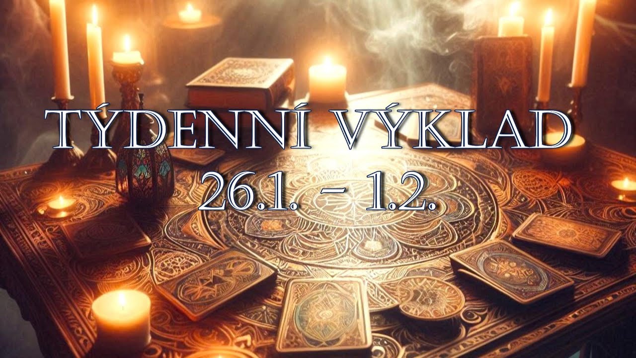 VÝKLAD NA TÝDEN  26.1. - 1.2. ❤️Láska, Vztah,💰Práce,🍀Co se bude dařit /Výklad karet