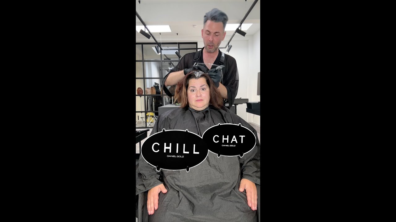 chat & chill genervt beim Friseur