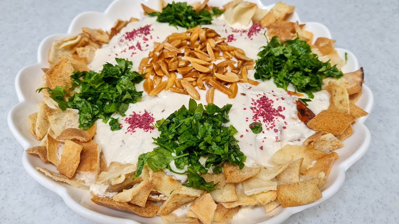 فتة المكدوس الخرافيه طعم ولا اروع اعتمدوها لرمضان 