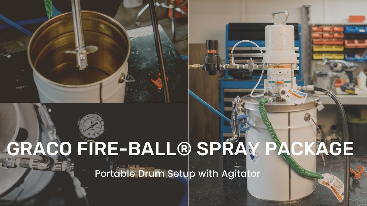 Комплект для безвоздушного распыления Graco Fire-Ball® 300 15:1 для нанесения грунтовочного покры...