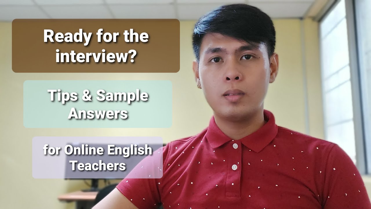 INTERVIEW QUESTIONS for ONLINE ENGLISH TEACHERS