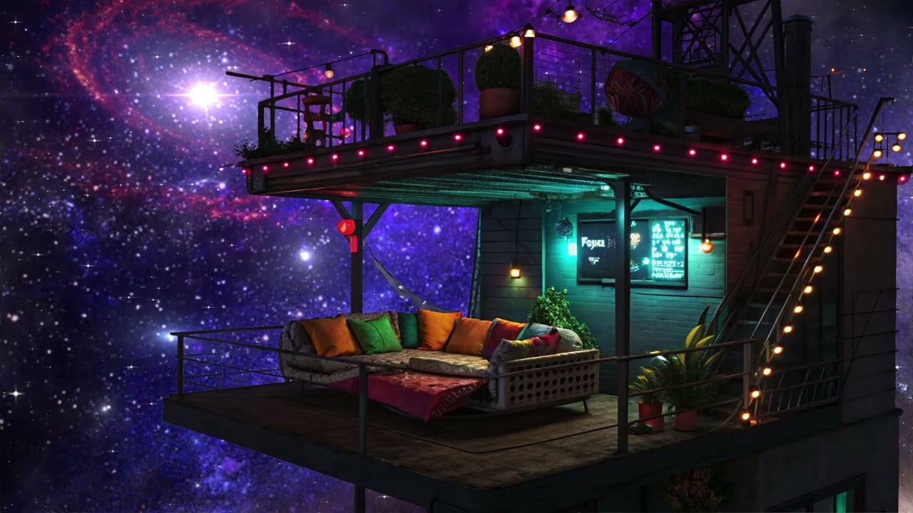 Fall asleep in beauty - enveloped by the infinite universe, fall asleep instantly