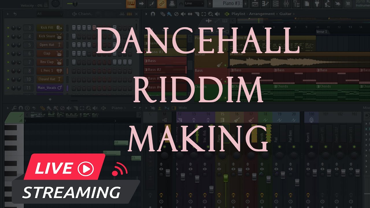 Making Dancehall Riddim From Scratch 🔴Live🔥 21/11/2023