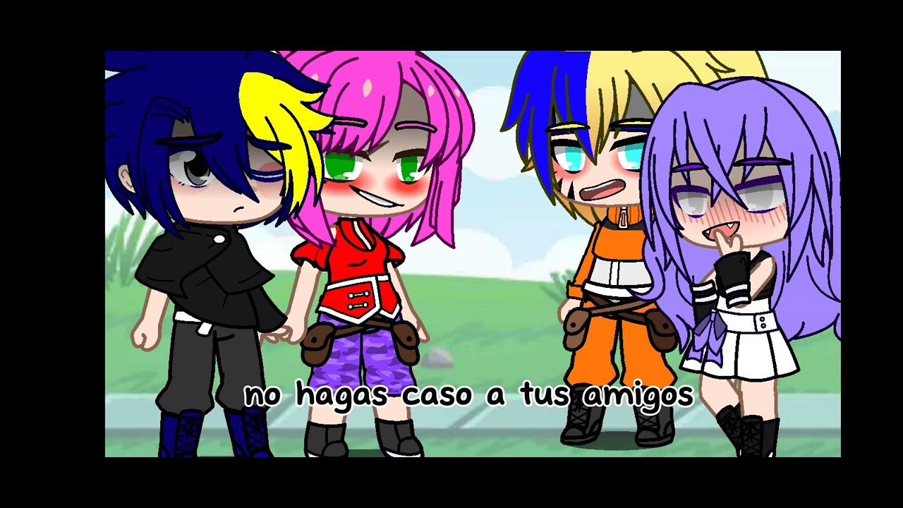 parte 2/ Quien puede hablar del amor ❓ Narusasu y Sakuhina ♥️/ Sasha Uchimaki uwu/Gacha club no orig