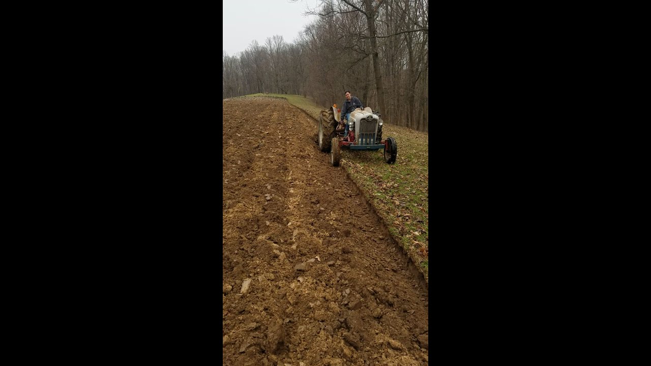 Spring plowing! Ford 860 and 2- bottom plow