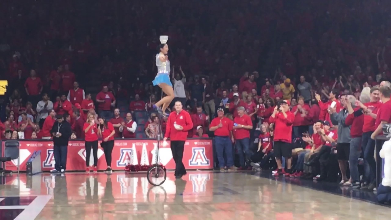The Amazing Red Panda halftime show at Arizona/ASU