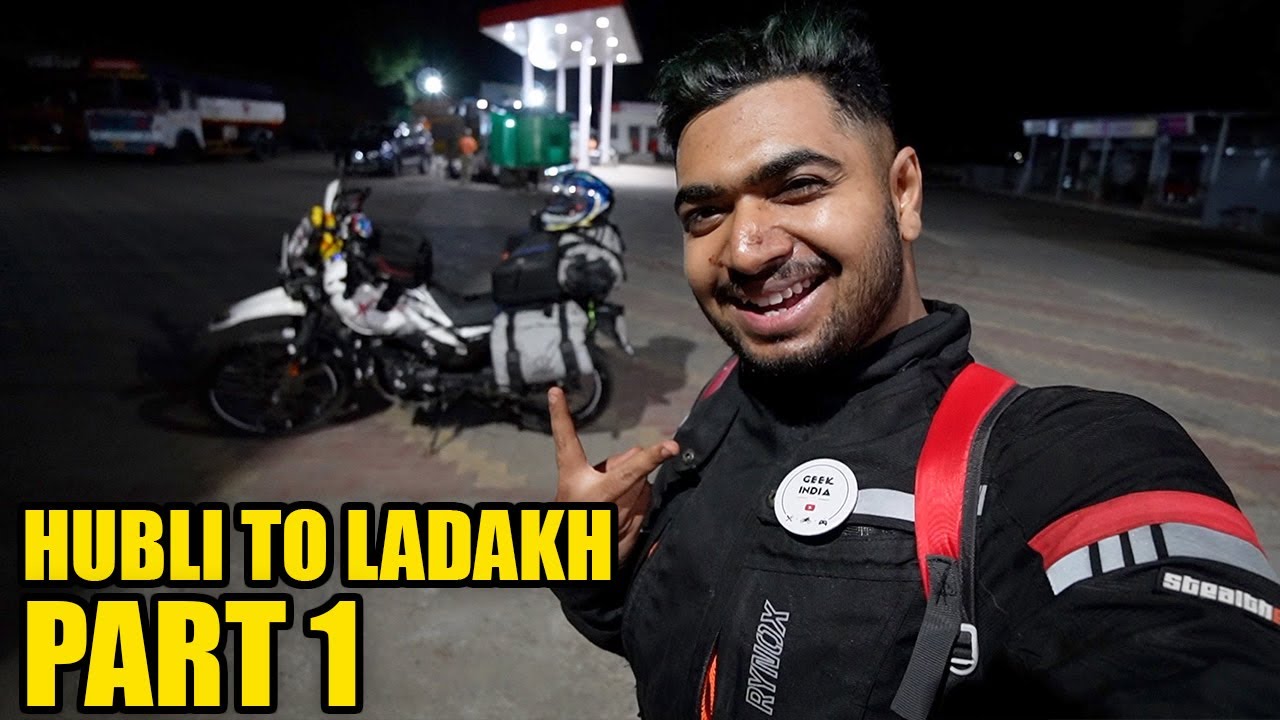 Part-1 🔥Adventure Bike Trip to Leh Ladakh | Hubli to Pune | #TheGeekIndia #KannadaVlog