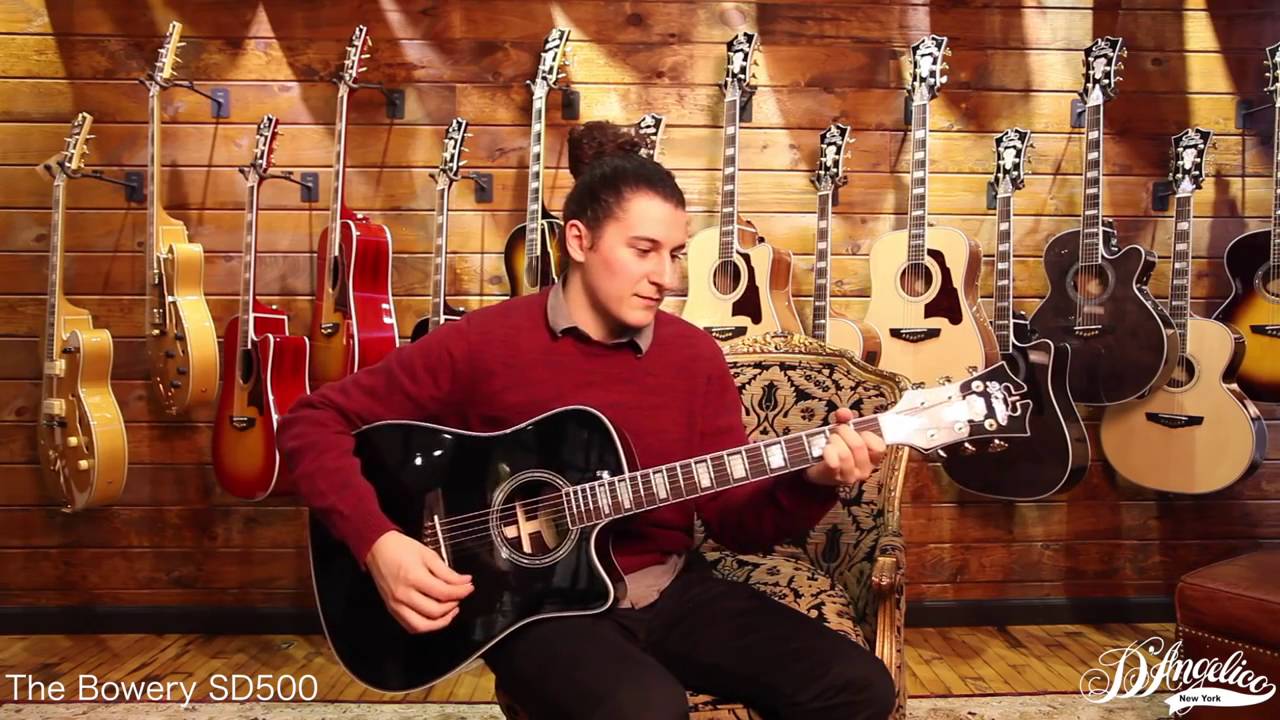 D'Angelico Guitars Bowery Dreadnought SD 500