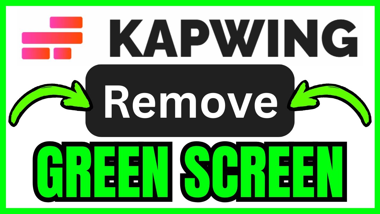 How To REMOVE GREEN SCREEN In Kapwing (QUICK & EASY) 2026