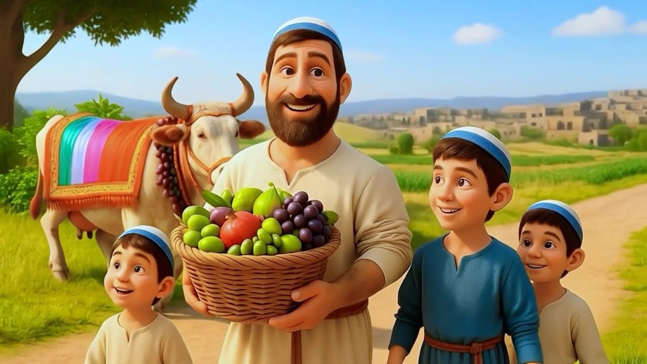 Parshat Ki Tavo: The Weekly Parsha Story Illustrated by AI