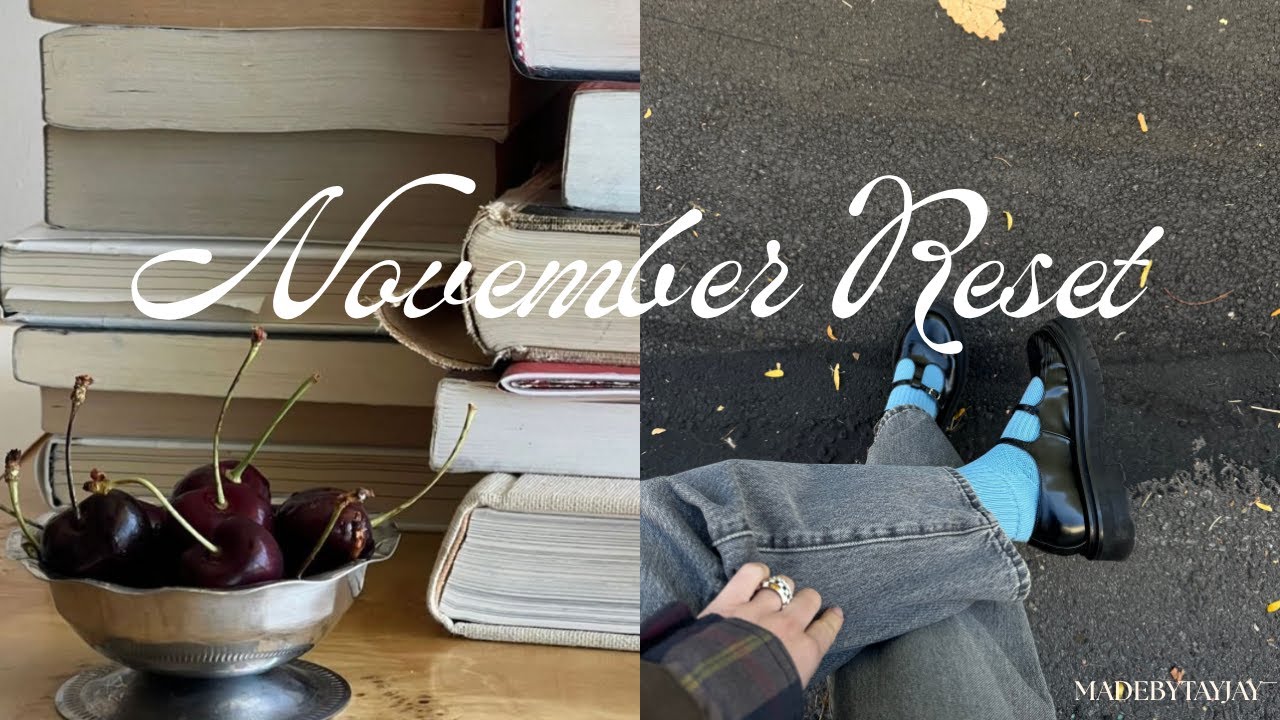 November Reset; journal prompts, monthly curriculum, recipes