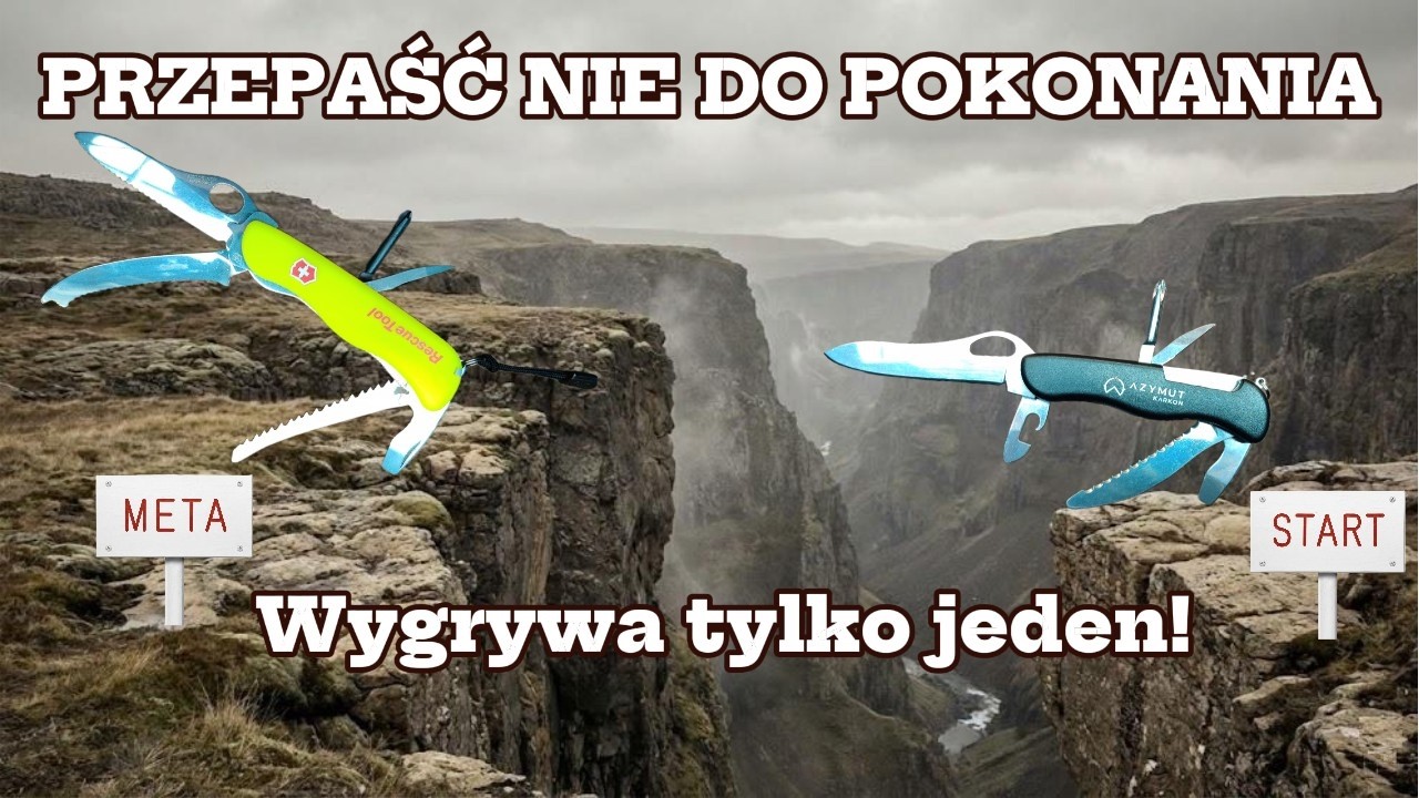 Azymut Karkon: Wielkie rozczarowanie? Porównanie z legendą - Victorinox Rescue Tool