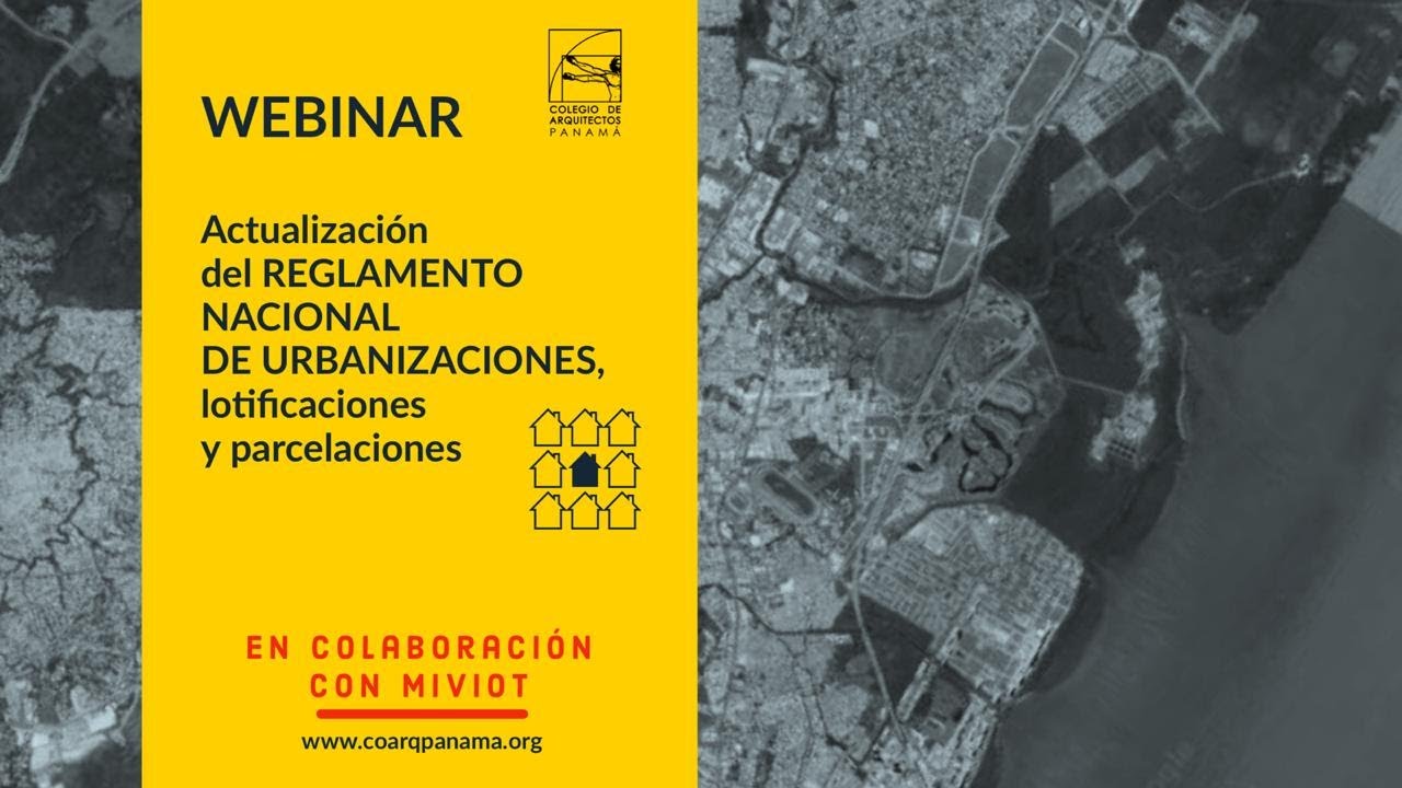 COARQ Presenta - Actualización del Reglamento Nacional de Urbanizaciones