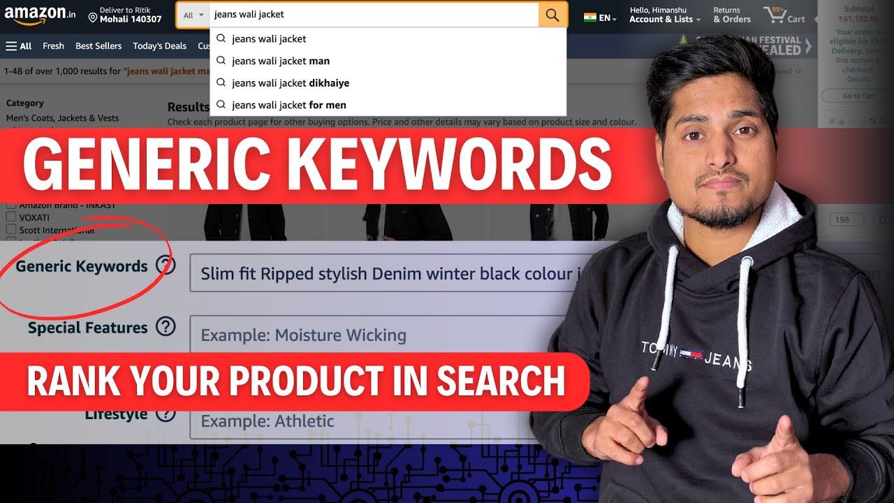 How to Add Listing Keywords on Amazon || Amazon Listing Generic Keywords || Sell on Amazon India