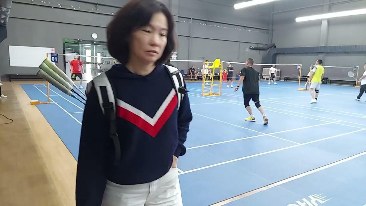 Badminton game, Zhongshan, China 3 13 26 4