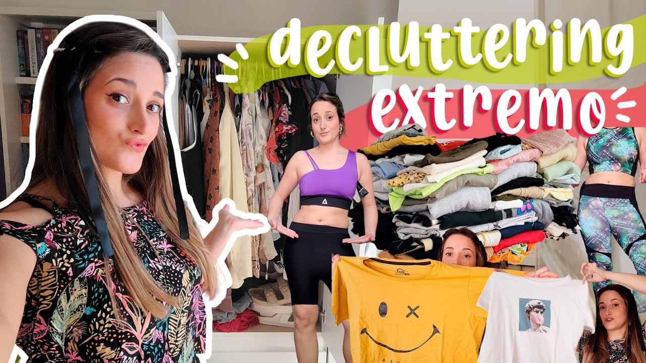 DECLUTTERING EXTREMO 📦👚 Adiós a +40 prendas 😱 ¿Se va o se queda? Depurando mi armario pt 2