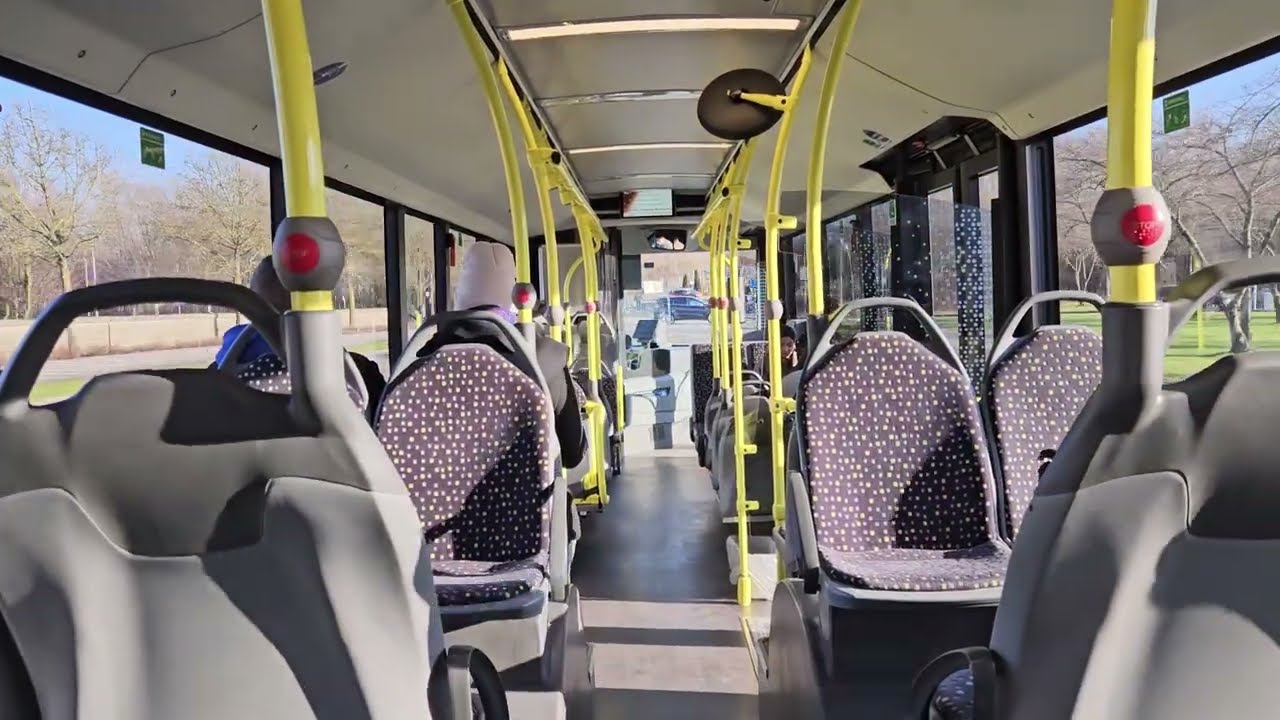 Mitfahrt auf der Regionalbuslinie 461 von Bad Oeynhausen-Dehme nach Porta-Westfalica-Barkhausen