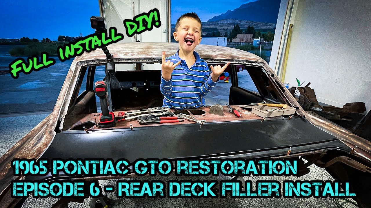 1965 Pontiac GTO Restoration - Episode 6 - Rear Deck Filler Installation