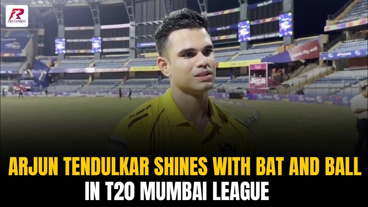 Arjun Tendulkar Shines with Bat and Ball in T20 Mumbai League