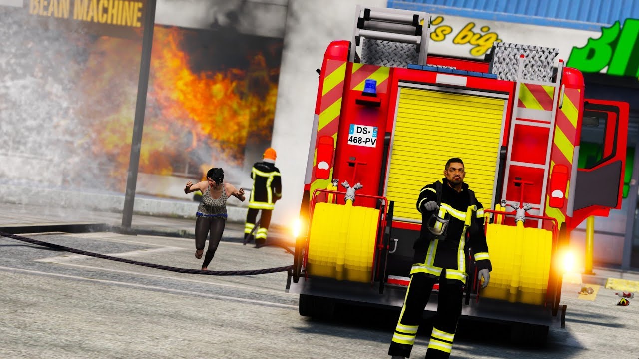 [GTA 5] FEUX DE VOITURE SUR L'AUTOROUTE | LSRD #INTERVENTION63