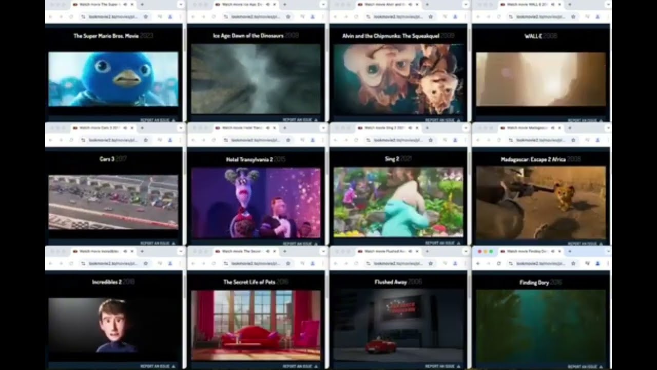 all 12 movies at the playing time once vol.8 op