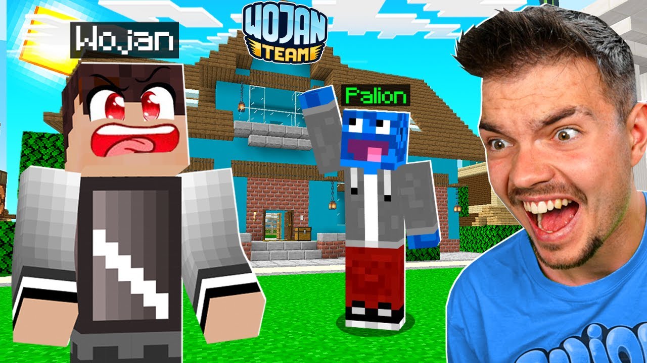 UKRADŁEM NIEBIESKI KOLOR WOJANOWI TROLL w Minecraft! 🔵 *wkurzył się*