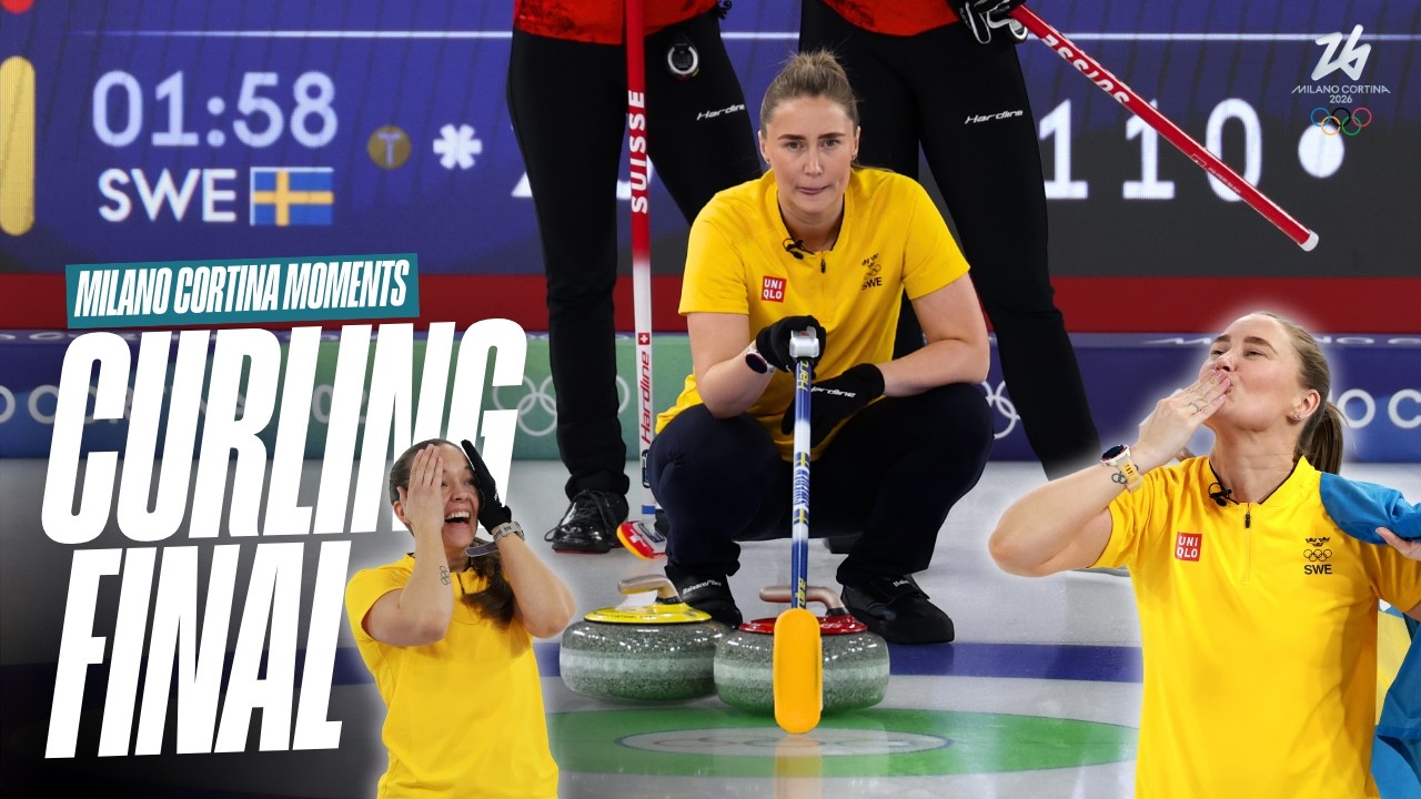 Sweden's Curling Heroes 🥌🥇 | Women's Curling Gold Medal Match | Milano Cortina Moments