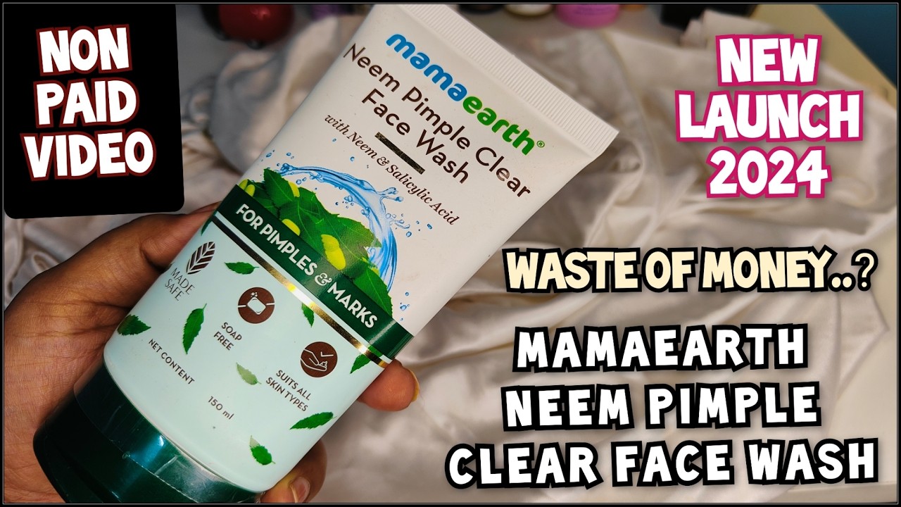 Mamaearth Neem Pimple Clear Face Wash | Face Wash For Oily Skin | Sale 2024 | Shruti Mishra