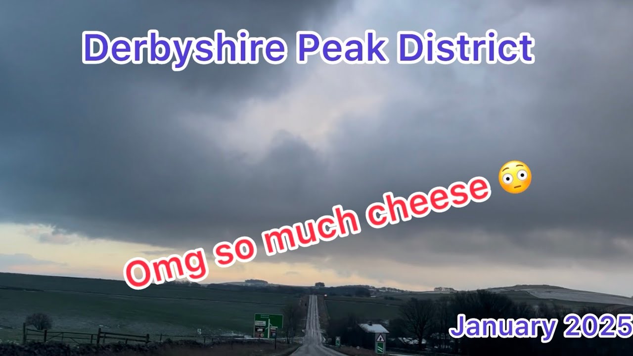 Heading through the Derbyshire Peak District on the A515 towards Ashbourne on a snowy day