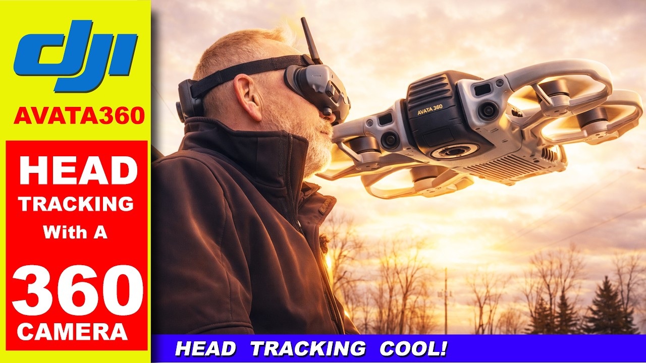 DJI AVATA360 - 360 HEAD TRACKING!