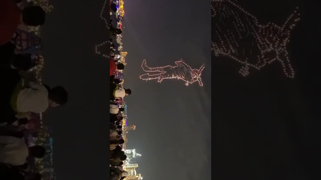 1,000+ DRONES! 🛸 Dubai Drone Show 2026 at JBR & Bluewaters