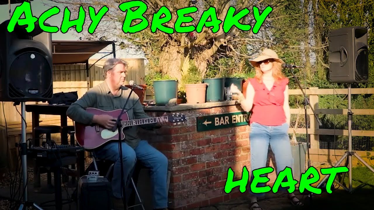 Achy Breaky Heart-Don Von Tress-Unplugged And live-Acoustic Music in a Garden-cover song 2025