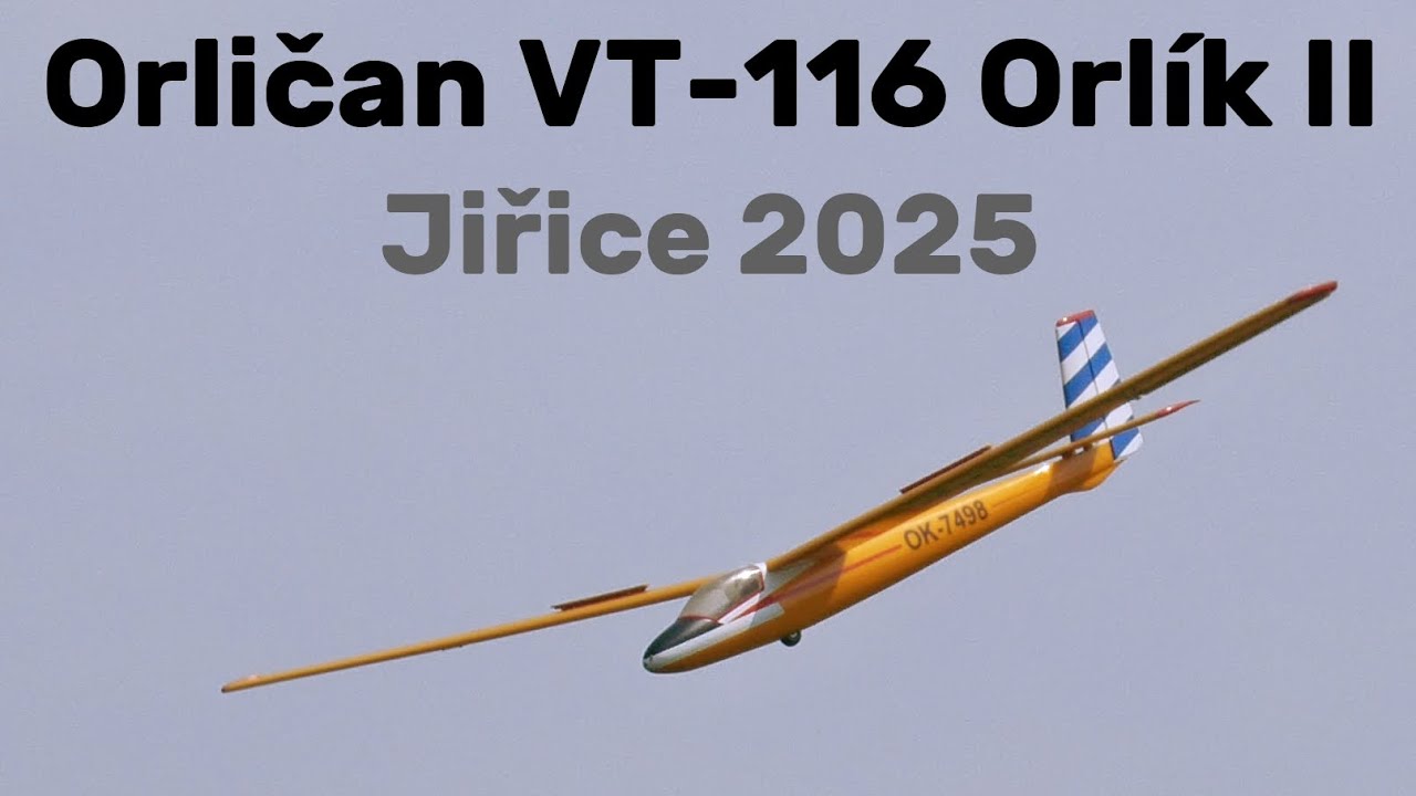 VT-116 Orlik | scale RC glider | RC AEROTOW | 4K | Jirice 2025