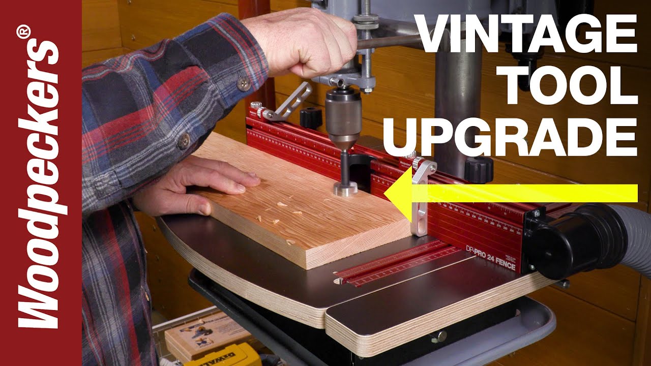 Vintage Drill Press Upgrade With DP PRO System | Deep Dive