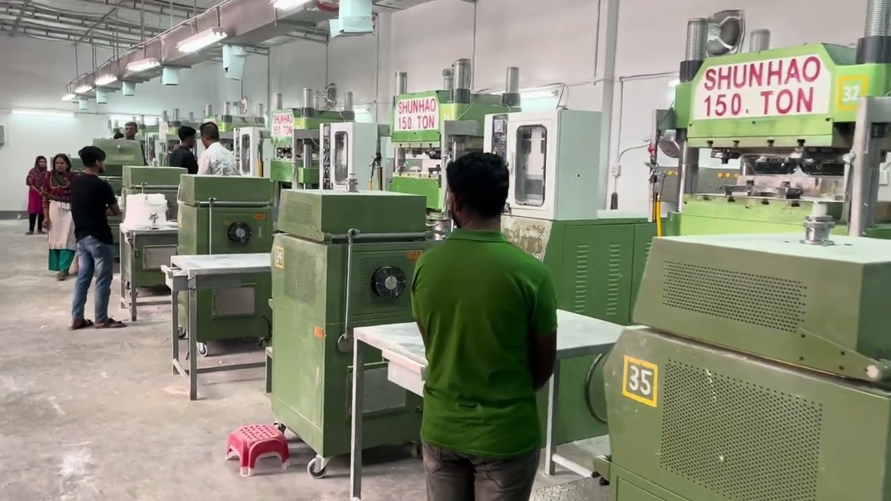 Shunhao Melamine ││ 150TONS MELAMINE PRESS MACHINE FOR MELAMINE TABLEWARE