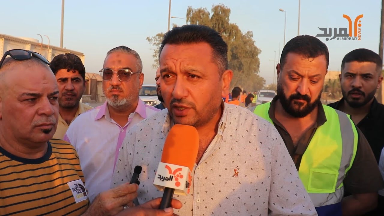 بلدية البصرة تسرع بعملية  تأهيل الطريق المؤدي لفندق شط العرب في المعقل #المربد