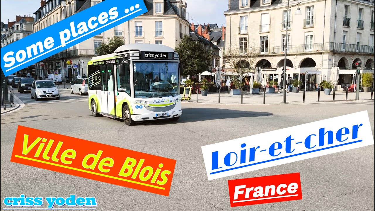 Blois ; Petite Balade dans les Rues de la Ville ; Escalier Denis-Papin ; Loir-et-Cher ; France